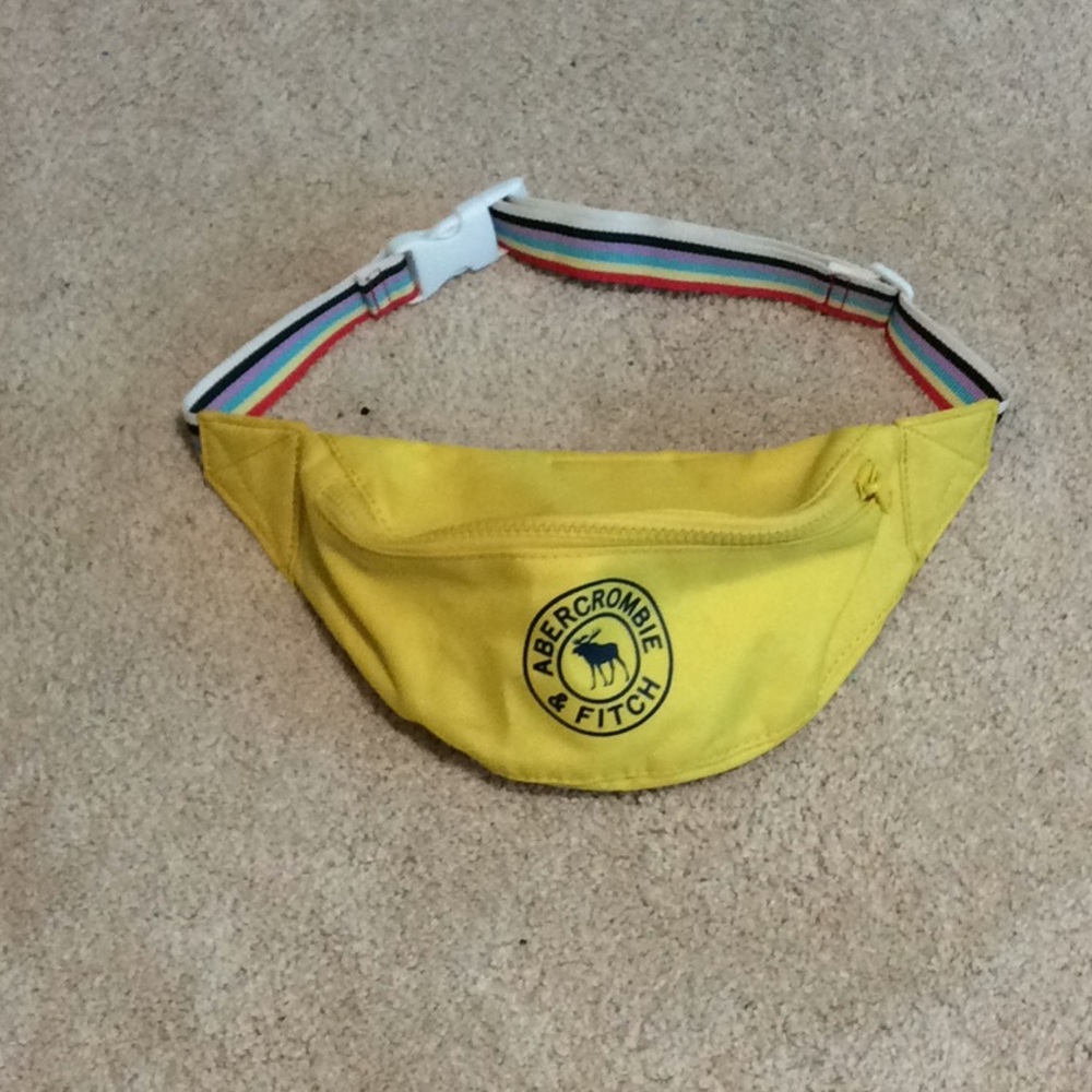 Yellow Abercrombie and Fitch Fanny Pack
